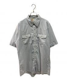 USED（ユーズド）の古着「80’Ｓ ヴィンテージシャツ」｜ブルー