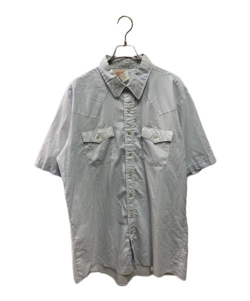 USED（ユーズド）USED (ユーズド) 80’Ｓ ヴィンテージシャツ ブルー サイズ:XLの古着・服飾アイテム