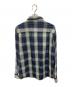 OUTERKNOWN (アウターノーン) Ron Herman (ロンハーマン) BLANKET SHIRT グリーン×ブルー サイズ:Ｌ：9000円