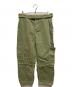 maison kitsune（メゾンキツネ）の古着「BELTED UTILITY PANTS」｜グリーン
