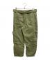 maison kitsune (メゾンキツネ) BELTED UTILITY PANTS グリーン サイズ:30：8000円