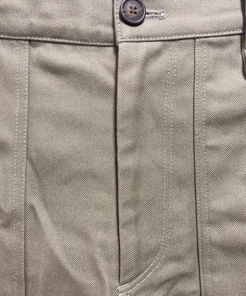 maison kitsune（メゾンキツネ）maison kitsune (メゾンキツネ) トープ Workwear トラウザーズ グリーン サイズ:38の古着・服飾アイテム