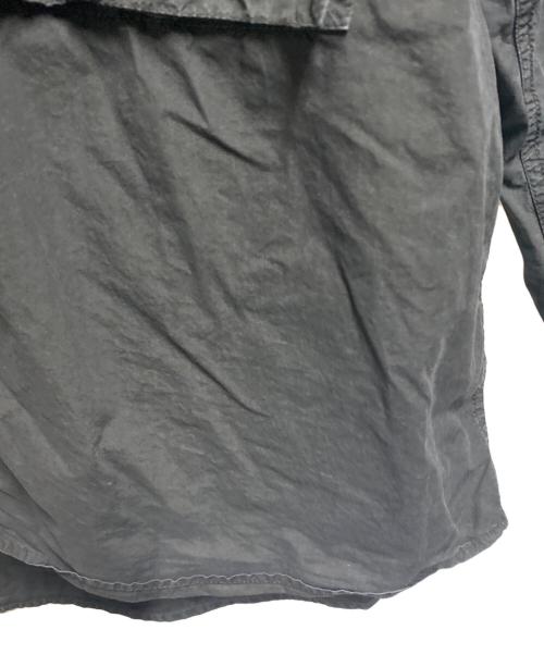 MM6 Maison Margiela（エムエムシックスメゾンマルジェラ）MM6 Maison Margiela (エムエムシックスメゾンマルジェラ) ポケットシャツジャケット ブラック サイズ:48の古着・服飾アイテム