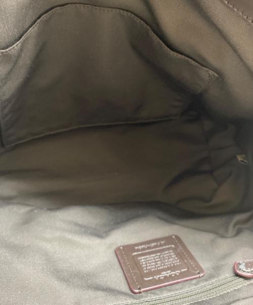 COACH（コーチ）COACH (コーチ) シグネチャー2wayバッグ ブラウン×ベージュの古着・服飾アイテム