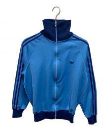 adidas（アディダス）の古着「トラックジャケット」｜スカイブルー