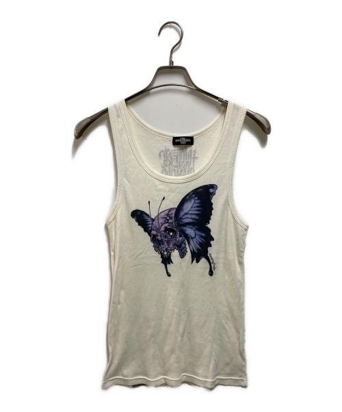Thee Hysteric XXX（ジィ ヒステリックトリプルエックス）Thee Hysteric XXX (ジィ ヒステリックトリプルエックス) スカルプリントタンクトップ 24 サイズ:freeの古着・服飾アイテム