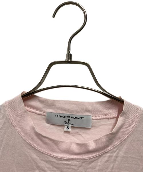 KATHARINE HAMNETT（キャサリンハムネット）KATHARINE HAMNETT (キャサリンハムネット) Ron Herman (ロンハーマン) CHOOSE LIFE TEE ピンク サイズ:Sの古着・服飾アイテム