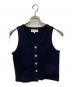 DEMY BY DEMYLEE（デミー バイ デミリー）の古着「ウールコットンニットベスト」｜ネイビー