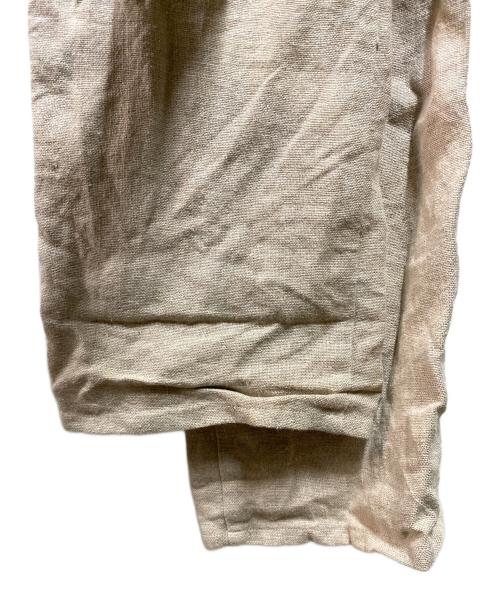 UNION LAUNCH（ユニオンランチ）UNION LAUNCH (ユニオンランチ) Ron Herman (ロンハーマン) 別注リネンオーバーオール ベージュ サイズ:Sの古着・服飾アイテム