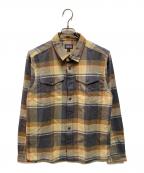 Patagoniaパタゴニア）の古着「フィヨルド・フランネル・シャツ」｜ブラウン