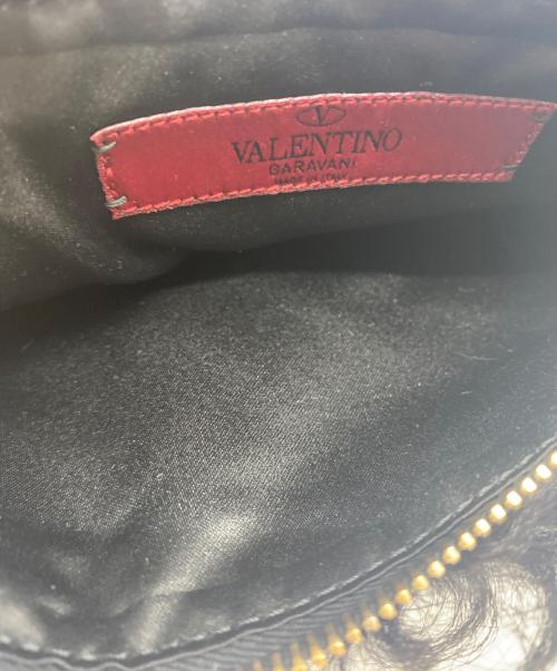 VALENTINO GARAVANI（ヴァレンティノ・ガラヴァーニ）VALENTINO GARAVANI (ヴァレンティノ・ガラヴァーニ) ポーチ ブラックの古着・服飾アイテム