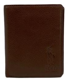 POLO RALPH LAUREN（ポロ・ラルフローレン）の古着「2つ折り財布」｜ブラウン