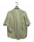 AURALEE (オーラリー) 25SS WASHED FINX TWILL BIG HALF SLEEVED SHIRT グリーン サイズ:4：23000円