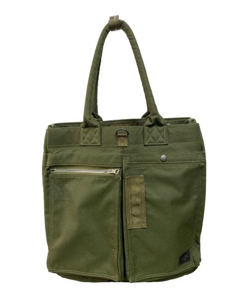 PORTER（ポーター）PORTER (ポーター) 2WAY HELMET BAG グリーンの古着・服飾アイテム