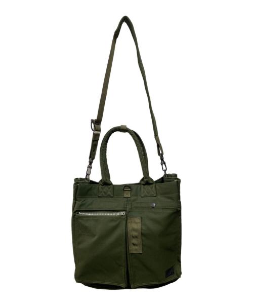 PORTER（ポーター）PORTER (ポーター) 2WAY HELMET BAG グリーンの古着・服飾アイテム