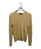 POLO RALPH LAURENポロ・ラルフローレン）の古着「ケーブルニット」｜ベージュ