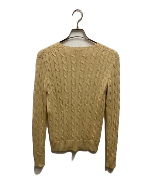 POLO RALPH LAUREN（ポロ・ラルフローレン）POLO RALPH LAUREN (ポロ・ラルフローレン) ケーブルニット ベージュ サイズ:Sの古着・服飾アイテム