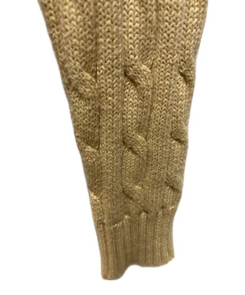 POLO RALPH LAUREN（ポロ・ラルフローレン）POLO RALPH LAUREN (ポロ・ラルフローレン) ケーブルニット ベージュ サイズ:Sの古着・服飾アイテム