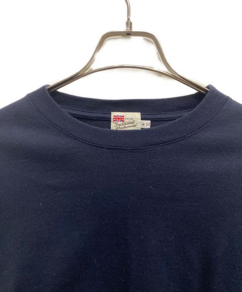 Traditional Weatherwear（トラディショナルウェザーウェア）Traditional Weatherwear (トラディショナルウェザーウェア) 25SS UNIONWEAR TEE 001 ネイビー サイズ:Mの古着・服飾アイテム