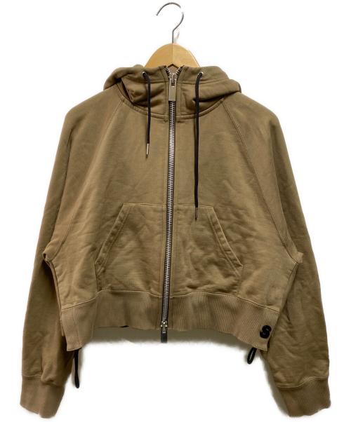 sacai（サカイ）sacai (サカイ) S Sweat Jersey Hoodie ベージュ サイズ:3の古着・服飾アイテム