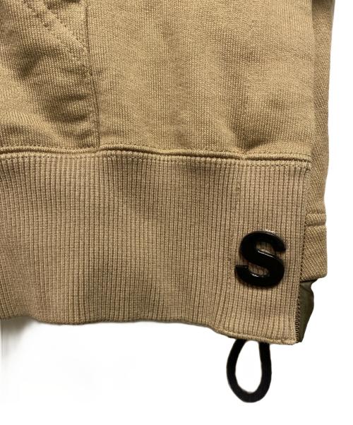sacai（サカイ）sacai (サカイ) S Sweat Jersey Hoodie ベージュ サイズ:3の古着・服飾アイテム