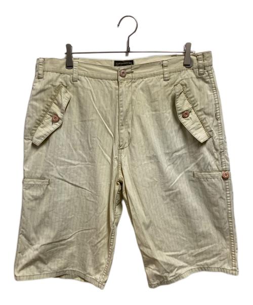 stussy（ステューシー）stussy (ステューシー) 00's ストライプショーツ ベージュ サイズ:36の古着・服飾アイテム