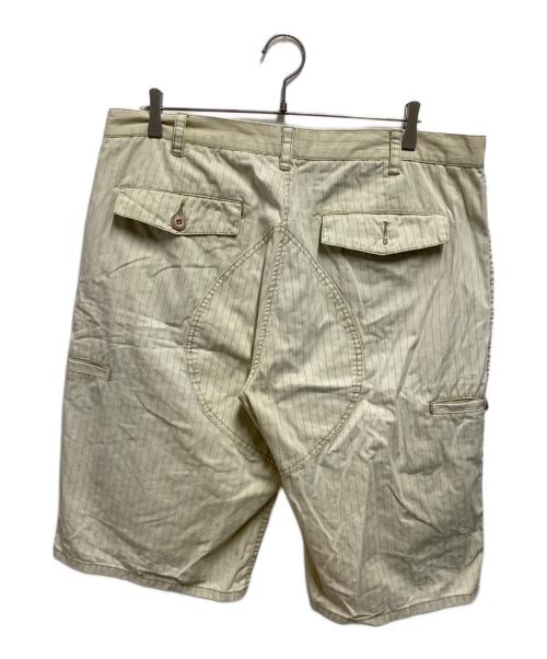 stussy（ステューシー）stussy (ステューシー) 00's ストライプショーツ ベージュ サイズ:36の古着・服飾アイテム