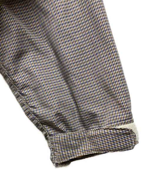 THE NORTH FACEd（ザ ノースフェイス）THE NORTH FACEd eYe COMME des GARCONS JUNYAWATANABE MAN (アイ コム デ ギャルソン ジュンヤ ワタナベ マン) コラボチェックマウンテンパーカー ブラウン×ブルー サイズ:Ｍの古着・服飾アイテム