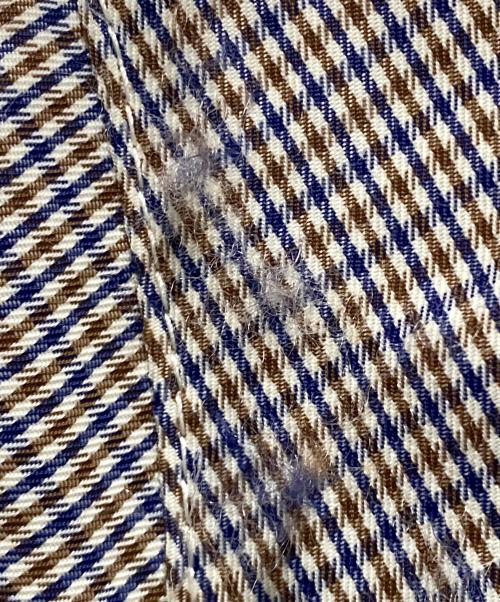 THE NORTH FACEd（ザ ノースフェイス）THE NORTH FACEd eYe COMME des GARCONS JUNYAWATANABE MAN (アイ コム デ ギャルソン ジュンヤ ワタナベ マン) コラボチェックマウンテンパーカー ブラウン×ブルー サイズ:Ｍの古着・服飾アイテム