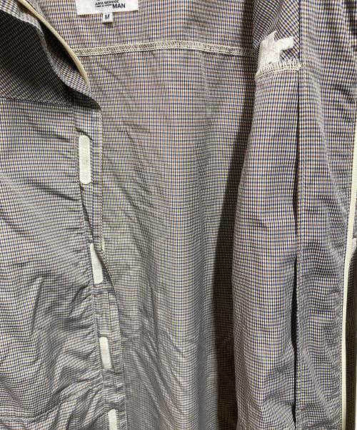 THE NORTH FACEd（ザ ノースフェイス）THE NORTH FACEd eYe COMME des GARCONS JUNYAWATANABE MAN (アイ コム デ ギャルソン ジュンヤ ワタナベ マン) コラボチェックマウンテンパーカー ブラウン×ブルー サイズ:Ｍの古着・服飾アイテム