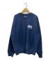 stussy（ステューシー）の古着「クルーネックスウェット」｜ネイビー