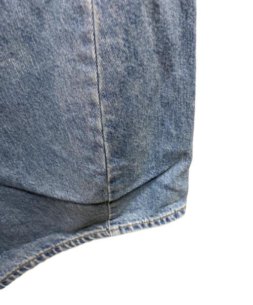 UNGRID（アングリッド）UNGRID (アングリッド) ウエストタックカーブデニム インディゴ サイズ:W24の古着・服飾アイテム