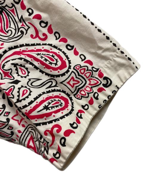 sacai（サカイ）sacai (サカイ) Bandana Print Shirt ホワイト×レッド サイズ:1の古着・服飾アイテム