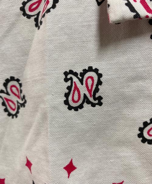 sacai（サカイ）sacai (サカイ) Bandana Print Shirt ホワイト×レッド サイズ:1の古着・服飾アイテム