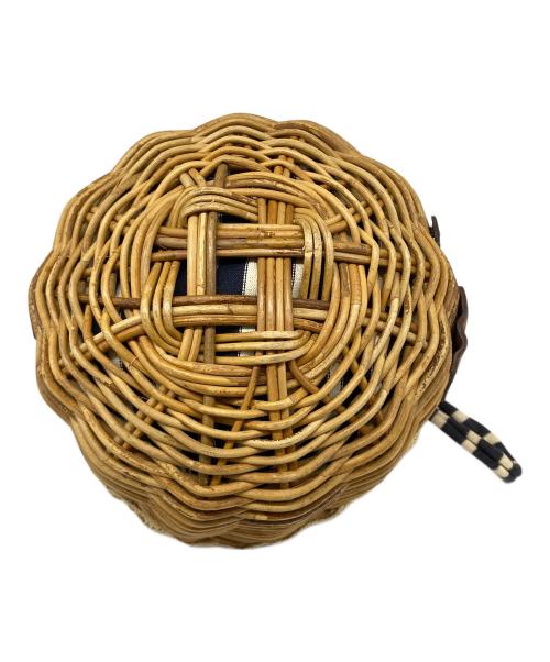 ebagos（エバゴス）ebagos (エバゴス) カゴバッグ イツデモ ドコデモ ピクニック ブラウンの古着・服飾アイテム