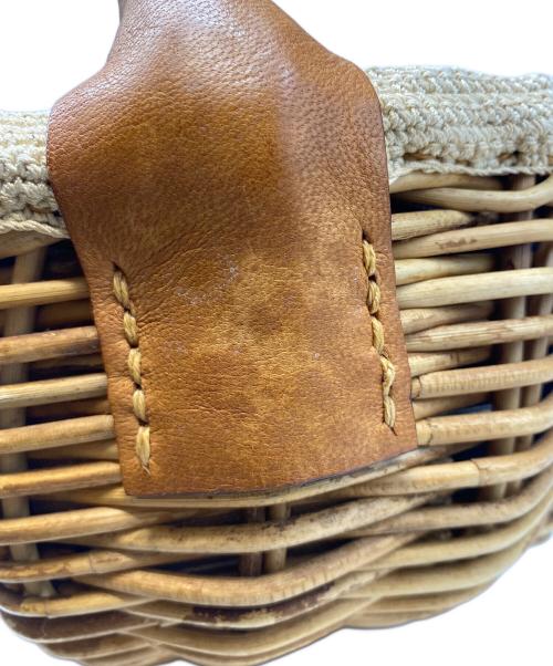 ebagos（エバゴス）ebagos (エバゴス) カゴバッグ イツデモ ドコデモ ピクニック ブラウンの古着・服飾アイテム