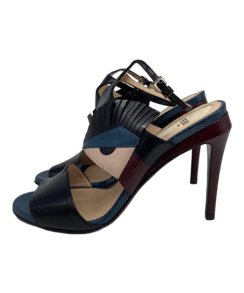 FENDI（フェンディ）FENDI (フェンディ) モンスターサンダル ブラック サイズ:25　1／2の古着・服飾アイテム