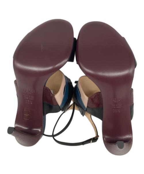 FENDI（フェンディ）FENDI (フェンディ) モンスターサンダル ブラック サイズ:25　1／2の古着・服飾アイテム