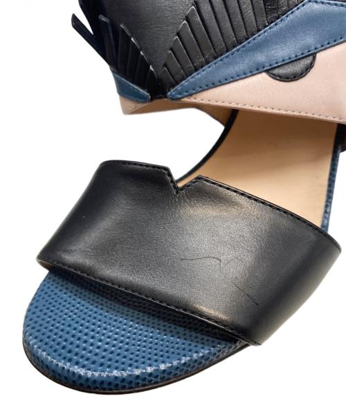 FENDI（フェンディ）FENDI (フェンディ) モンスターサンダル ブラック サイズ:25　1／2の古着・服飾アイテム