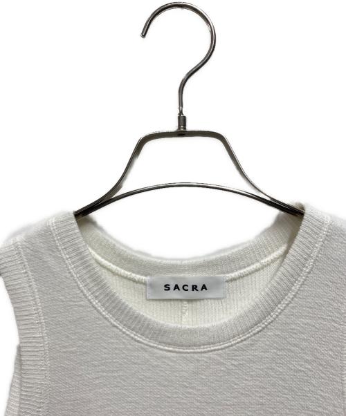 SACRA（サクラ）SACRA (サクラ) DOUBLE FACE COTTON OP ホワイト サイズ:38の古着・服飾アイテム