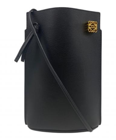 ロエベ　ダイスポケット　ブラック 中古・古着通販】LOEWE (ロエベ) ダイスポケットショルダーバッグ