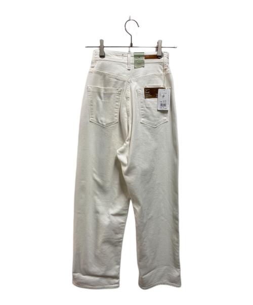 YANUK（ヤヌーク）YANUK (ヤヌーク) Really Light ルーズストレート ホワイト サイズ:22 未使用品の古着・服飾アイテム