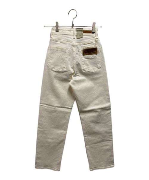 YANUK（ヤヌーク）YANUK (ヤヌーク) LEA BOYS STRAIGHTデニムパンツ ホワイト サイズ:21 未使用品の古着・服飾アイテム