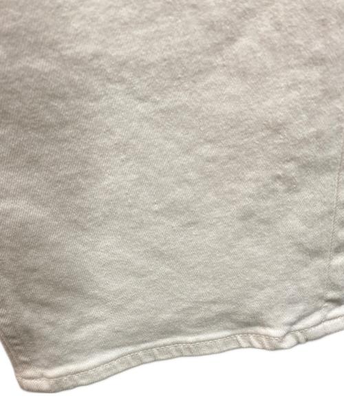 YANUK（ヤヌーク）YANUK (ヤヌーク) LEA BOYS STRAIGHTデニムパンツ ホワイト サイズ:21 未使用品の古着・服飾アイテム