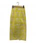 SZ Blockprints（エスゼットブロックプリント）の古着「総柄スカート」｜イエロー