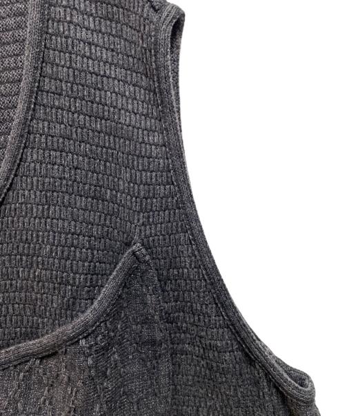 Porter Classic（ポータークラシック）Porter Classic (ポータークラシック) BEATNIK KENDO KNIT PULLOVER VEST グレー サイズ:4の古着・服飾アイテム