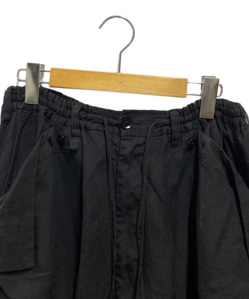 Yohji Yamamoto pour homme（ヨウジヤマモト プールオム）Yohji Yamamoto pour homme (ヨウジヤマモト プールオム) サイドマルチボタンサルエルパンツ ブラック サイズ:2の古着・服飾アイテム