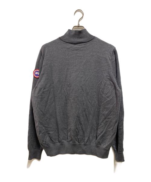 CANADA GOOSE（カナダグース）CANADA GOOSE (カナダグース) HyBridge Knit Jacket Packable グレー サイズ:Ｌの古着・服飾アイテム