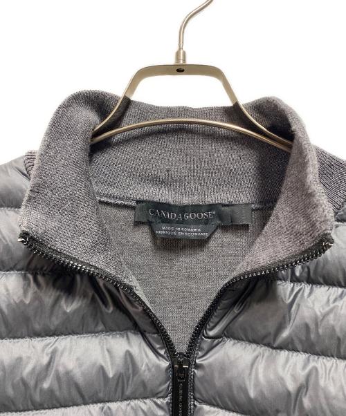 CANADA GOOSE（カナダグース）CANADA GOOSE (カナダグース) HyBridge Knit Jacket Packable グレー サイズ:Ｌの古着・服飾アイテム