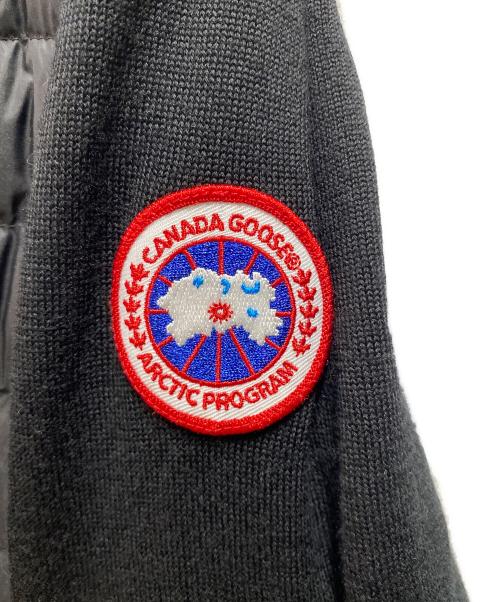 CANADA GOOSE（カナダグース）CANADA GOOSE (カナダグース) HyBridge Knit Jacket Packable ブラック サイズ:Ⅼの古着・服飾アイテム